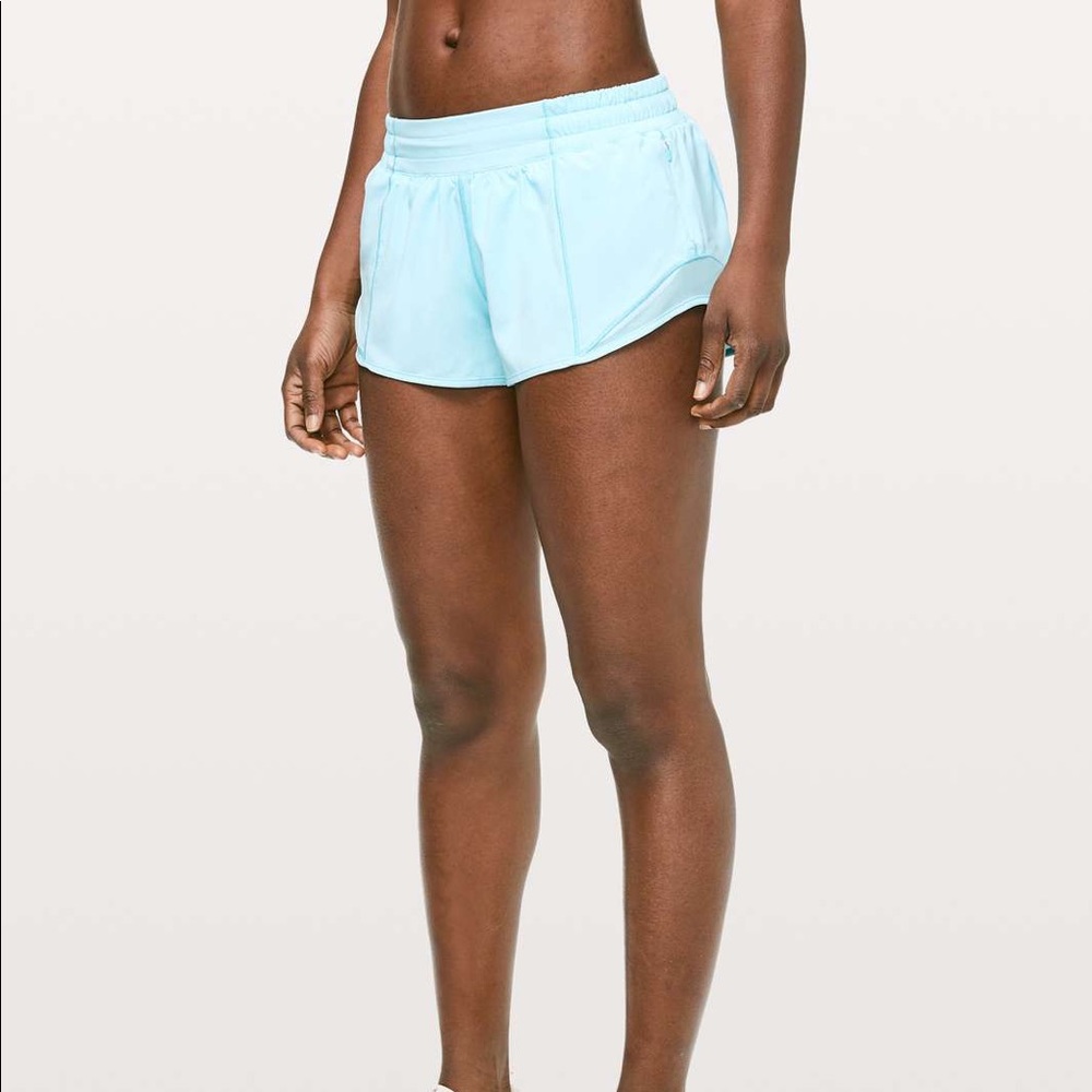 Baby Blue Hotty Hot 2.5 in shorts